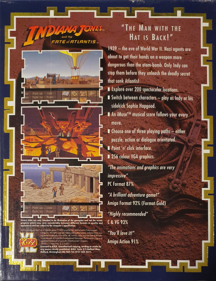 Indiana Jones and the Fate of Atlantis - Box - Back (Europe) - 1952x2537