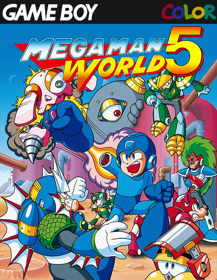 Mega Man World 5 DX - Fanart - Box - Front (World) - 500x646