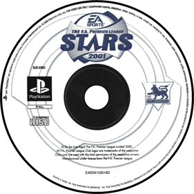 The F.A. Premier League Stars 2001 - Disc (Europe) - 1500x1500