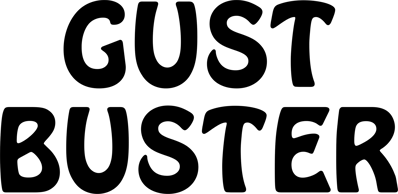 Gust Buster - Clear Logo (North America) - 2400x1169