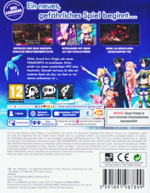 Sword Art Online: Hollow Fragment - Box - Back (Germany) - 600x774
