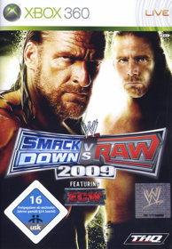 WWE SmackDown vs. Raw 2009 - Box - Front (Germany) - 600x866