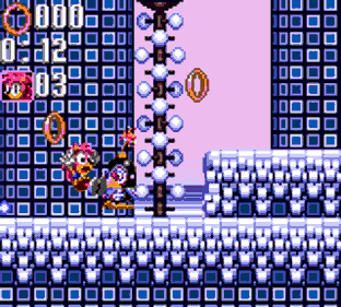 Amy Rose in Sonic Triple Trouble - Screenshot - Gameplay (World) - 160x144