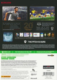 PES 2016: Pro Evolution Soccer - Box - Back (Germany) - 598x839