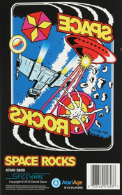 Space Rocks - Fanart - Box - Back (North America) - 800x1280