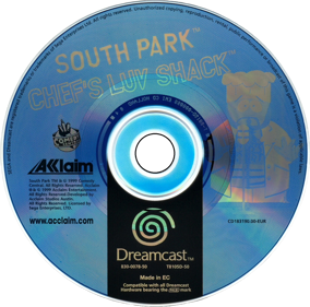 South Park: Chef's Luv Shack - Disc (Europe) - 1433x1417