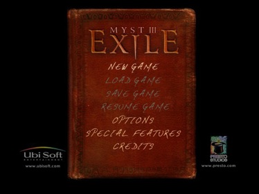 Myst III: Exile - Screenshot - Game Select (World) - 640x480
