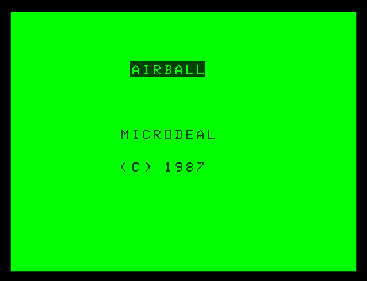 Airball - Screenshot - Game Title (United Kingdom) - 272x208