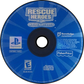 Rescue Heroes: Molten Menace - Disc (North America) - 700x700