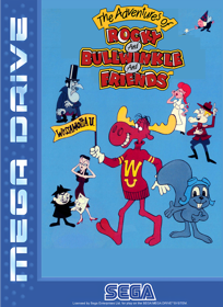 The Adventures of Rocky and Bullwinkle and Friends - Fanart - Box - Front (Europe) - 1570x2158