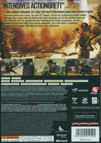 Spec Ops: The Line - Box - Back (Germany) - 1002x1413