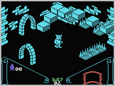 Knight Lore - Screenshot - Gameplay (World) - 256x192