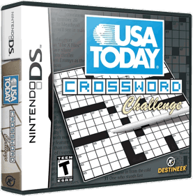 USA Today Crossword Challenge - Box - 3D (North America) - 868x879