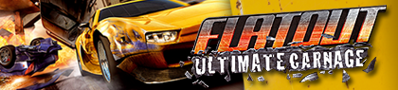 FlatOut: Ultimate Carnage - Banner (World) - 420x95