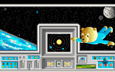 Barney Bear Goes to Space - Screenshot - Gameplay (World) - 320x200