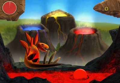 Konami Kids Playground: Dinosaurs: Shapes & Colors - Screenshot - Gameplay (North America) - 640x446