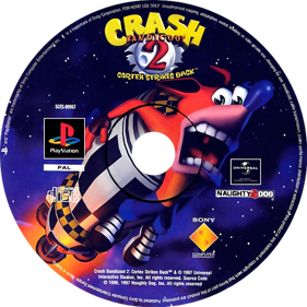 Crash Bandicoot 2: Cortex Strikes Back - Disc (Europe) - 1000x1000