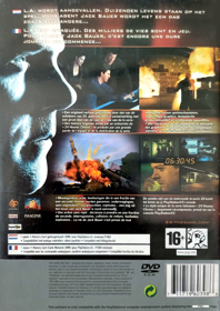 24: The Game - Box - Back (The Netherlands) - 1528x2161