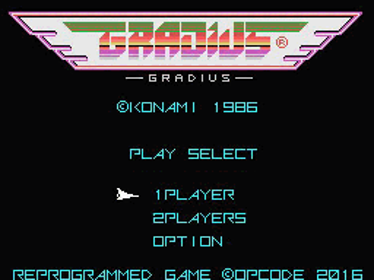 Gradius - Screenshot - Game Title (World) - 256x192