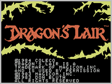 Dragon's Lair - Screenshot - Game Title (World) - 256x192