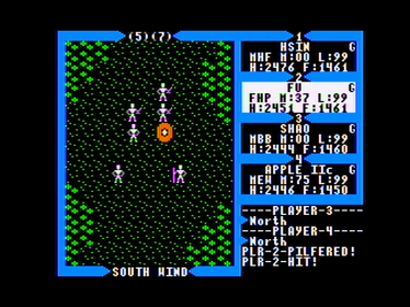 Ultima III: Exodus Gold - Screenshot - Gameplay (World) - 640x480