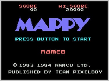 Mappy (Team Pixelboy) - Screenshot - Game Title (World) - 256x192