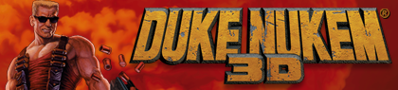 Duke Nukem 3D - Banner (World) - 420x95