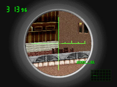 Simple 1500 Series Vol. 56: The Sniper - Screenshot - Gameplay (Japan) - 640x480