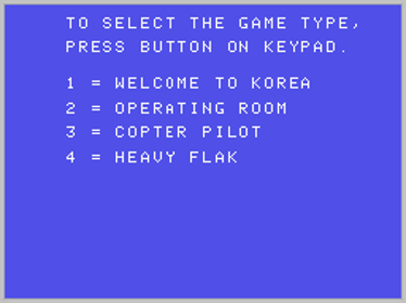 M*A*S*H - Screenshot - Game Select (World) - 256x192