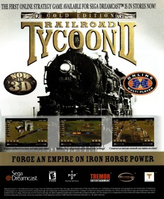 Railroad Tycoon II: Gold Edition - Advertisement Flyer - Front (North America) - 2146x2600