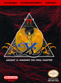 Ys II: Ancient Ys Vanished: The Final Chapter - Fanart - Box - Front (North America) - 1074x1464