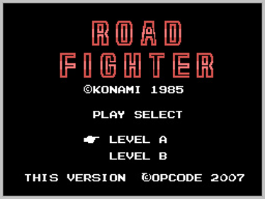 Road Fighter - Screenshot - Game Title (World) - 256x192