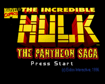 The Incredible Hulk: The Pantheon Saga - Screenshot - Game Title (Europe) - 320x256