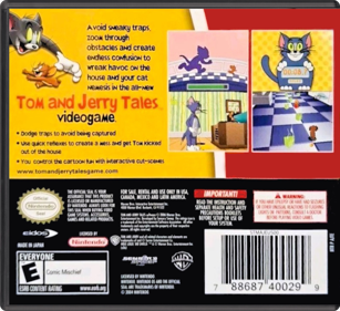 Tom and Jerry Tales - Box - Back - Reconstructed (North America) - 774x708