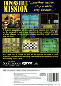 Impossible Mission - Box - Back (Europe) - 568x800