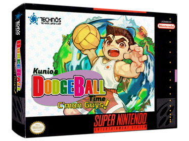 Kunio-Kun no Dodge Ball Da yo Zenin Shuugo! - Box - 3D (World) - 1024x768