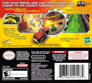 Micro Machines V4 - Box - Back (North America) - 1424x1276