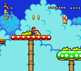 New Super Mario World - Screenshot - Gameplay (World) - 256x224