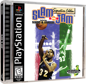 Slam 'n Jam '96 Featuring Magic & Kareem - Box - 3D (North America) - 1227x1200