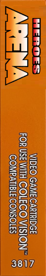 Heroes Arena - Box - Spine (North America) - 200x1200