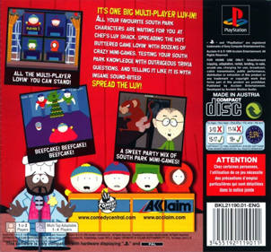 South Park: Chef's Luv Shack - Box - Back (Europe) - 731x680