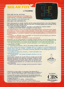 Solar Fox - Box - Back (Europe) - 600x815