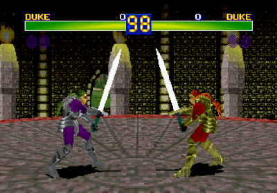 Battle Arena Toshinden Remix - Screenshot - Gameplay (World) - 640x448