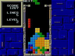 Illustration of Tetris (Sega, System E)
