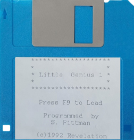 Little Genius - Fanart - Disc (Europe) - 489x509