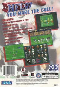 NFL '97 - Box - Back (North America) - 1627x2353