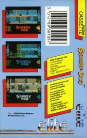 Scooby-Doo - Box - Back (Europe) - 731x1150