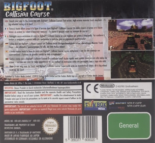 Bigfoot: Collision Course - Box - Back (Australia) - 942x867