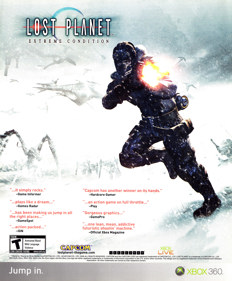 Lost Planet: Extreme Condition - Advertisement Flyer - Front (United States) - 1800x2178
