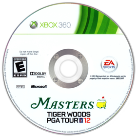 Tiger Woods PGA Tour 12: The Masters - Disc (North America) - 900x900